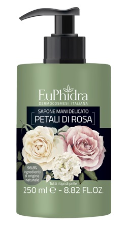 EUPHIDRA SAPONE LIQUIDO MANI ROSA IN FLACONE CON ETICHETTA DISPENSER - Farmafamily.it