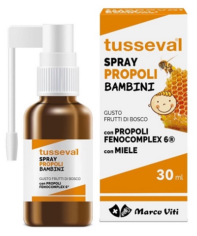 TUSSEVAL GOLA PROPOLI SPRAY PER BAMBINI 30 ML - Farmafamily.it