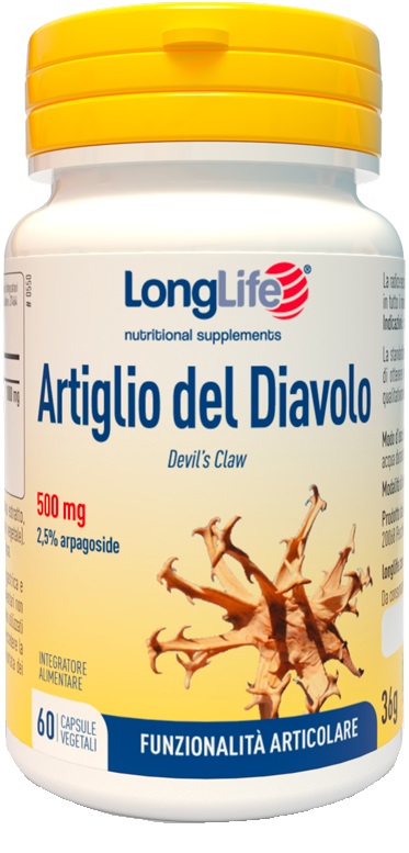 LONGLIFE ARTIGLIO DEL DIAVOLO 2% 60 CAPSULE - Farmafamily.it