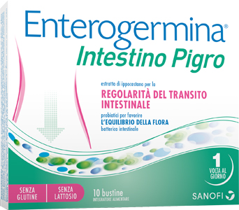 ENTEROGERMINA INTESTINO PIGRO 10 BUSTINE - Farmafamily.it