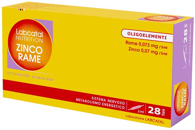 LABCATAL NUTRITION ZINCO RAME 28 FIALE 2 ML - Farmafamily.it