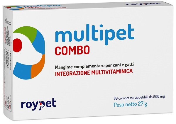 MULTIPET COMBO INTEGRATORE VITAMINICO PER CANI E GATTI 30 COMPRESSE - Farmafamily.it