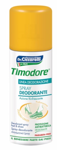 TIMODORE SPRAY DEODORANTE ALLO ZENZERO 150 ML - Farmafamily.it
