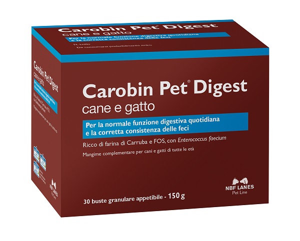 CAROBIN PET DIGEST GRANULARE 30 BUSTE DA 5 G - Farmafamily.it