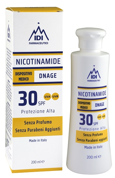NICOTINAMIDE DNAGE 30SPF PROTEZIONE ALTA 200 ML - Farmafamily.it
