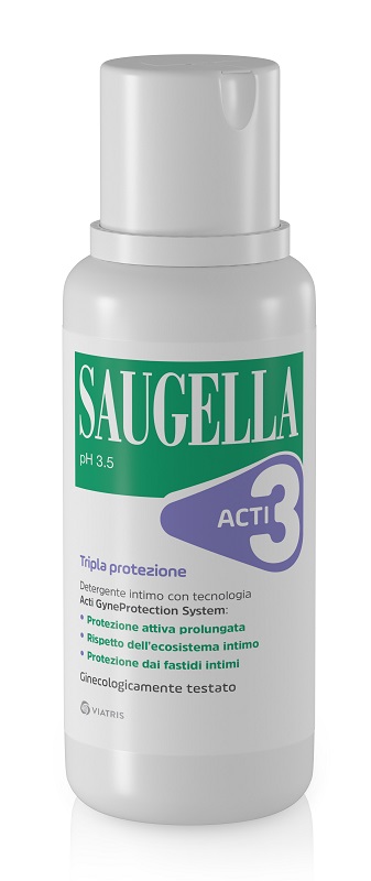 SAUGELLA ACTI3 DETERGENTE INTIMO 250 ML - Farmafamily.it