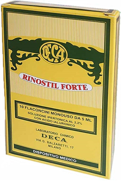 RINOSTIL FORTE SOLUZIONE IPERTONICA 10 FLACONCINI MONOUSO DA 5 ML - Farmafamily.it