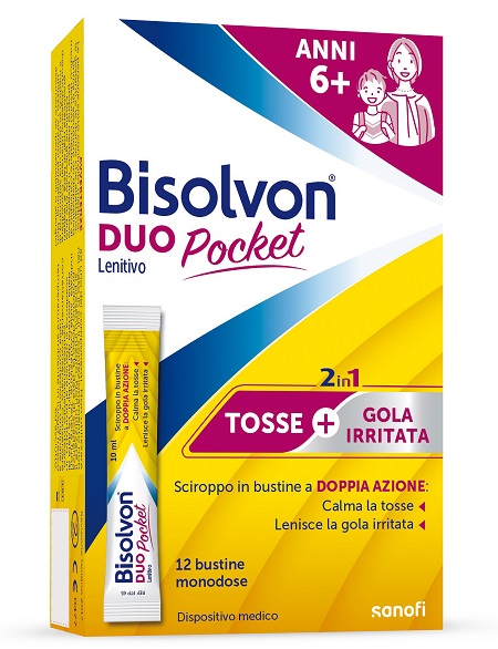 BISOLVON DUO POCKET LENITIVO NEW 12 BUSTINE - Farmafamily.it