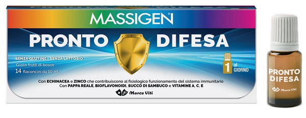 MASSIGEN PRONTO DIFESA 14 FLACONI X 10 ML - Farmafamily.it