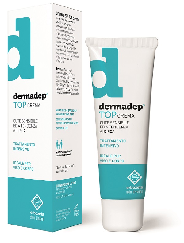 DERMADEP TOP CREMA CUTE SENSIBILE E A TENDENZA ATOPICA TRATTAMENTO INTENSIVO 50 ML - Farmafamily.it