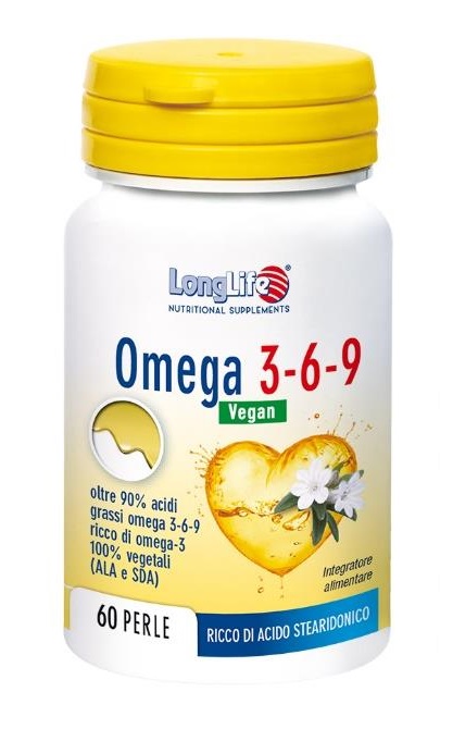LONGLIFE OMEGA 3-6-9 VEGAN 750 MG 60 PERLE VEGETALI - Farmafamily.it