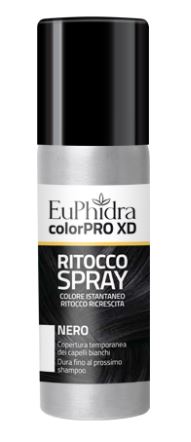 EUPHIDRA COLORPRO XD TINTURA RITOCCO SPRAY CAPELLI NERO 75 ML - Farmafamily.it
