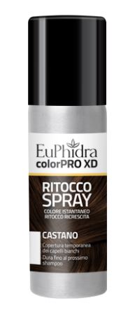 EUPHIDRA COLORPRO XD TINTURA RITOCCO SPRAY CAPELLI CASTANO 75 ML - Farmafamily.it