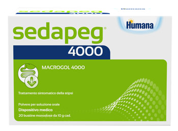 SEDAPEG 4000 20 BUSTINE MONODOSE X 10G HUMANA - Farmafamily.it
