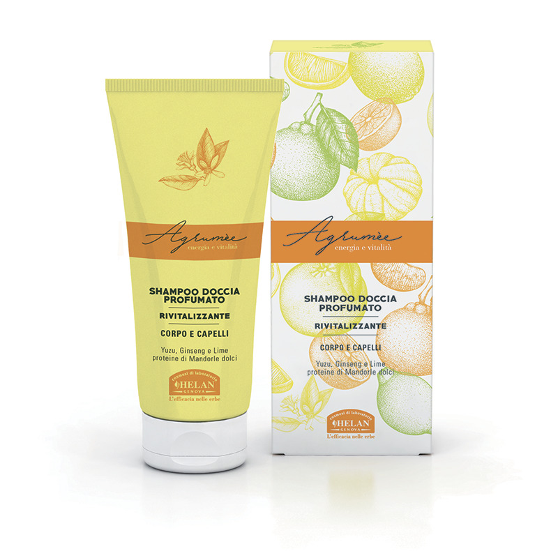 HELAN AGRUMEE SHAMPOO DOCCIA PROFUMATO RIVITALIZZANTE 200 ML - Farmafamily.it