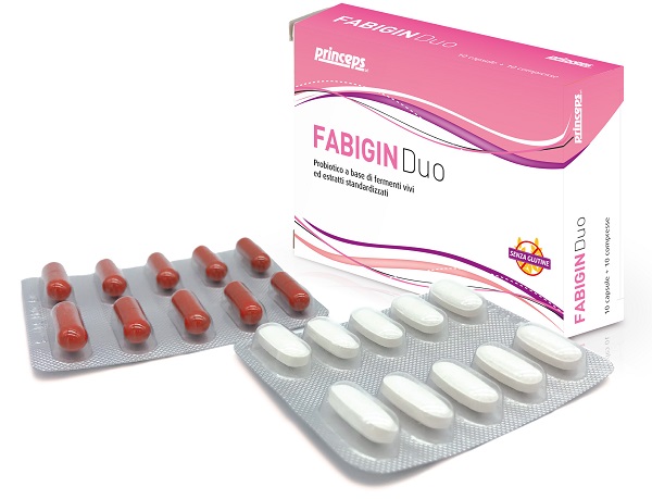 FABIGIN DUO 10 CAPSULE 10 COMPRESSE - Farmafamily.it