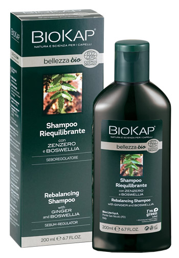 BIOKAP BELLEZZA BIO SHAMPOO RIEQUILIBRANTE COSMOS ECOCERT 200 ML BIOSLINE - Farmafamily.it