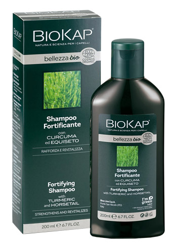 BIOKAP BELLEZZA BIO SHAMPOO FORTIFICANTE COSMOS ECOCERT 200 ML BIOSLINE - Farmafamily.it