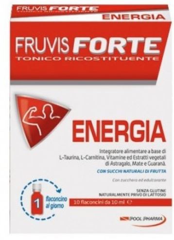 FRUVIS FORTE ENERGIA 10 FLACONCINI DA 10 ML - Farmafamily.it