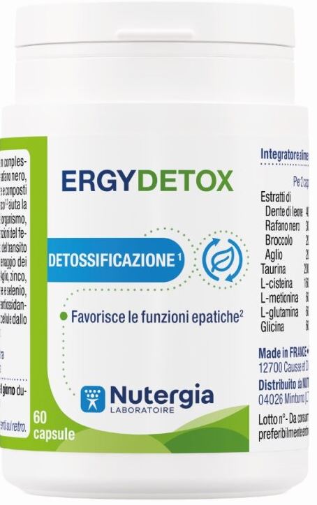 ERGYDETOX 60 CAPSULE - Farmafamily.it