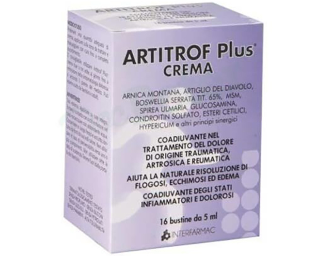 ARTITROF PLUS CREMA 16 BUSTINE DA 5 ML - Farmafamily.it