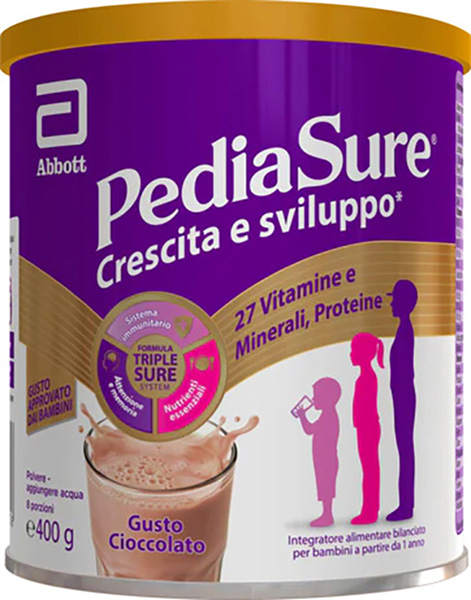 PEDIASURE CRESCITA&SVILUPPO CIOCCOLATO 850 G - Farmafamily.it