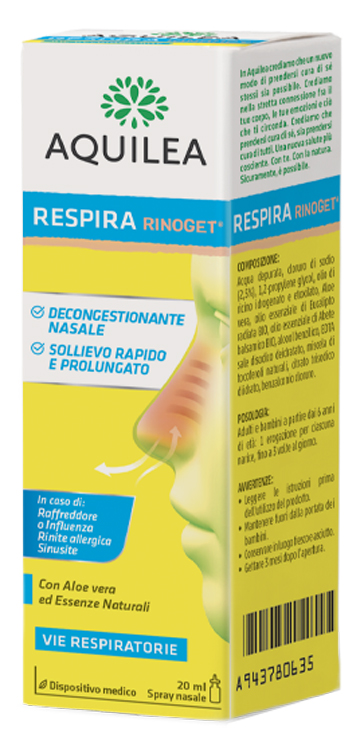 AQUILEA RESPIRA RINOGET 20 ML - Farmafamily.it
