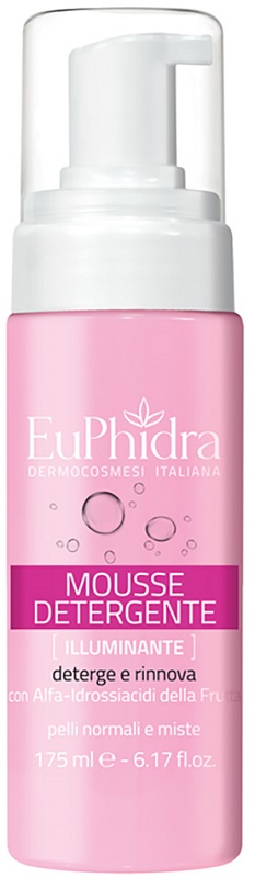 EUPHIDRA MOUSSE DETERGENTE ILLUMINANTE 175 ML - Farmafamily.it