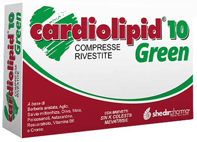 CARDIOLIPID 10 GREEN 30 COMPRESSE RIVESTITE - Farmafamily.it