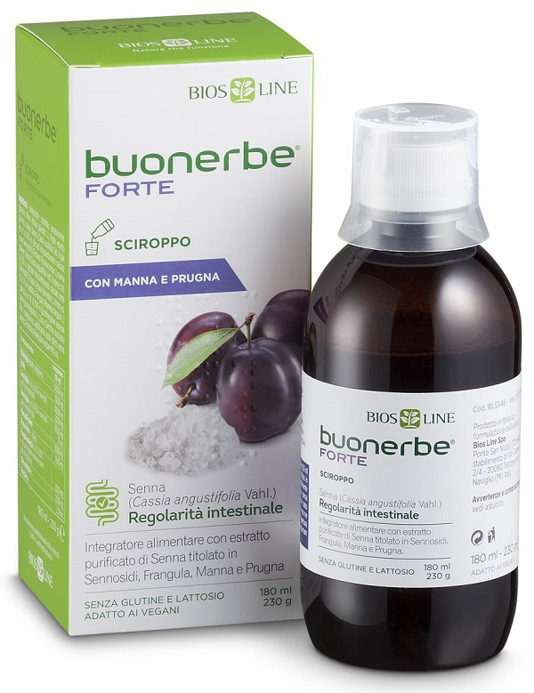 BUONERBE FORTE SCIROPPO 180 ML - Farmafamily.it