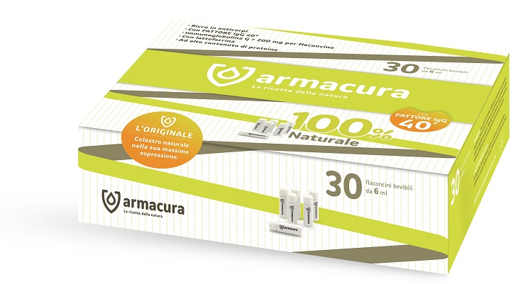ARMACURA COLOSTRO 100% 30 FLACONCINI BEVIBILI - Farmafamily.it