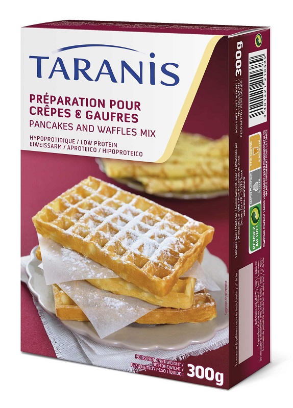 TARANIS PREPARATO PER CREPES E WAFFLES 300 G - Farmafamily.it