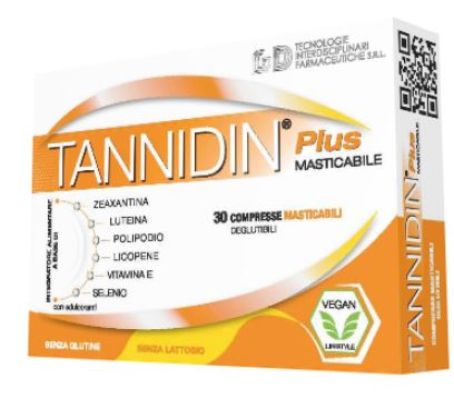 TANNIDIN PLUS 30 COMPRESSE MASTICABILI - Farmafamily.it