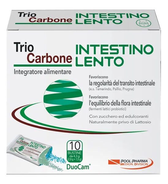 TRIOCARBONE INTESTINO LENTO 10 BUSTINE - Farmafamily.it