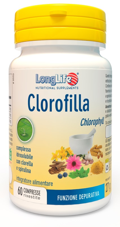 LONGLIFE CLOROFILLA 60 COMPRESSE RIVESTITE - Farmafamily.it