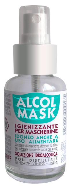 ALCOL MASK 50 ML IGIENIZZANTE MASCHERINE - Farmafamily.it