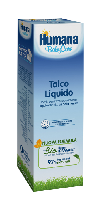 HUMANA BABY CARE TALCO LIQUIDO 100 ML - Farmafamily.it