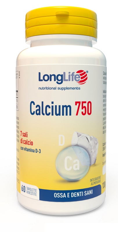 LONGLIFE CALCIUM 750 MG 60 TAVOLETTE - Farmafamily.it