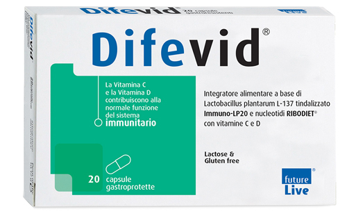 DIFEVID 20 CAPSULE GASTROPROTETTE - Farmafamily.it