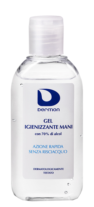 DERMON GEL IGIENIZZANTE MANI 100 ML 70% ALCOOL - Farmafamily.it