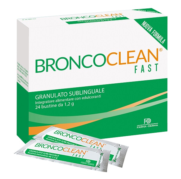 BRONCOCLEAN FAST GRANULATO SUBLINGUALE 24 BUSTINE - Farmafamily.it