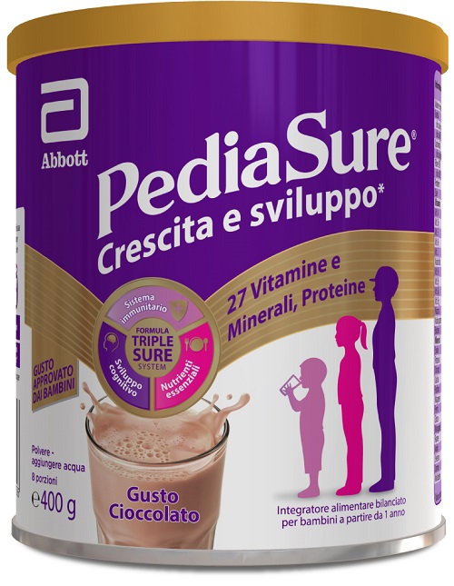 PEDIASURE CRESCITA&SVILUPPO CIOCCOLATO 400 G - Farmafamily.it