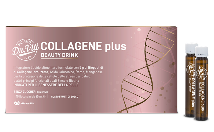 DR VITI COLLAGENE BEAUTY DRINK PLUS 250 ML - Farmafamily.it