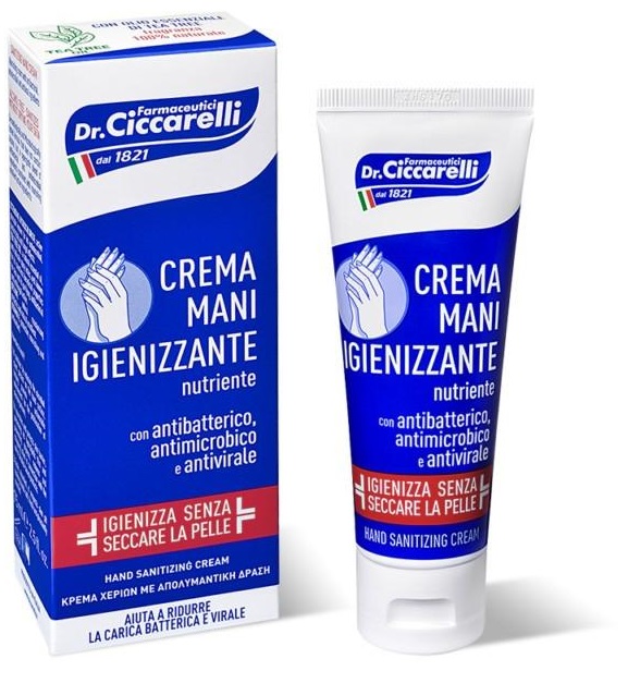 CICCARELLI CREMA MANI IGIENIZZANTE 75 ML - Farmafamily.it