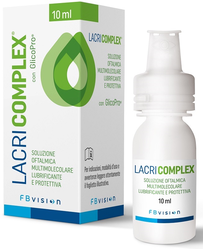 LACRICOMPLEX SOLUZIONE OFTALMICA MULTIMOLECOLARE LUBRIFICANTE PROTETTIVA 10 ML - Farmafamily.it