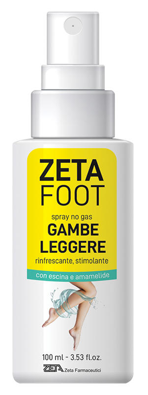 ZETAFOOT SPRAY NO GAS GAMBE LEGGERE 100 ML - Farmafamily.it