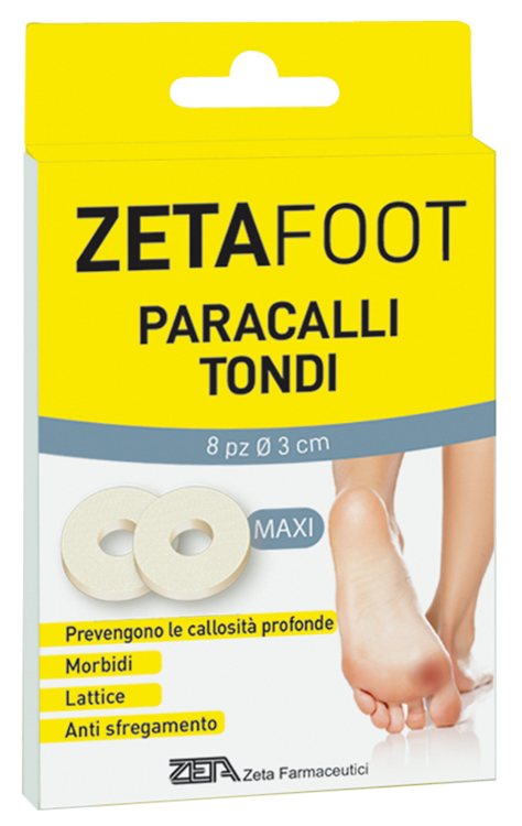 ZETAFOOT PARACALLO GRANDE TONDO LATTICE 8 PEZZI - Farmafamily.it