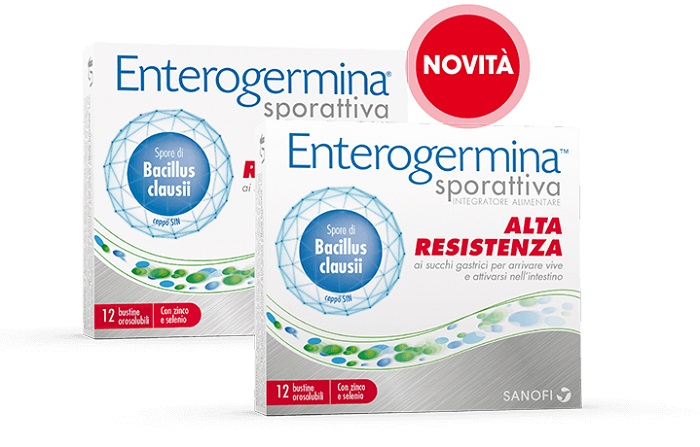 ENTEROGERMINA SPORATTIVA 12+12 BUSTINE ORODISPERSIBILI - Farmafamily.it