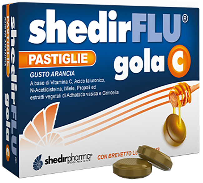 SHEDIRFLU GOLA C ARANCIA 36 PASTIGLIE - Farmafamily.it