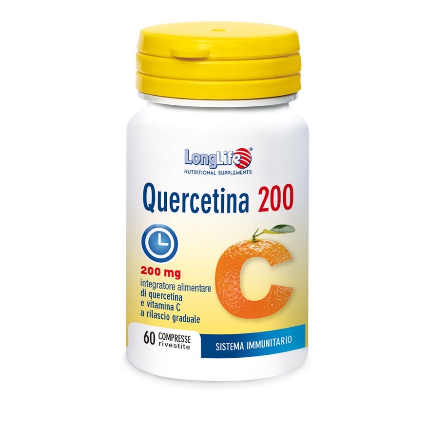 LONGLIFE QUERCETINA 200 60 COMPRESSE RIVESTITE - Farmafamily.it